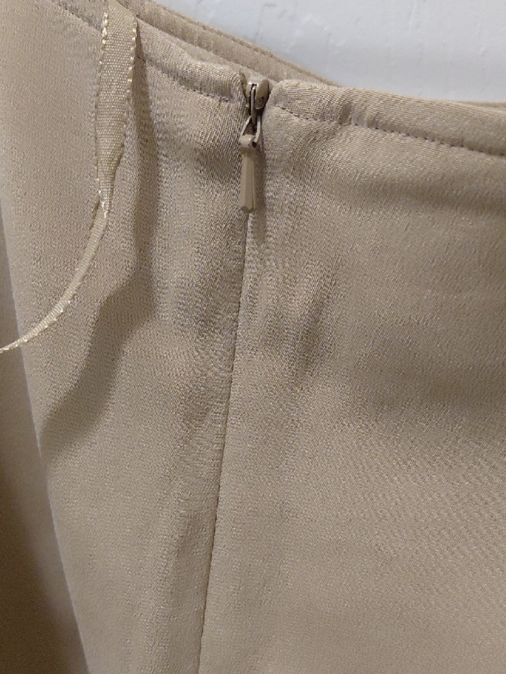 Jones New York Beige Straight Long Skirt - Picture 6 of 7
